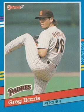 Greg Harris - Donruss 91 Baseball Card